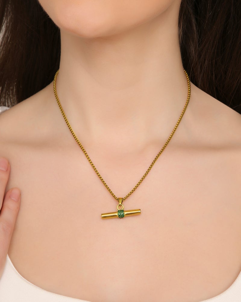 TAAHIRA Lulu Gold Plated Necklace - Image 4